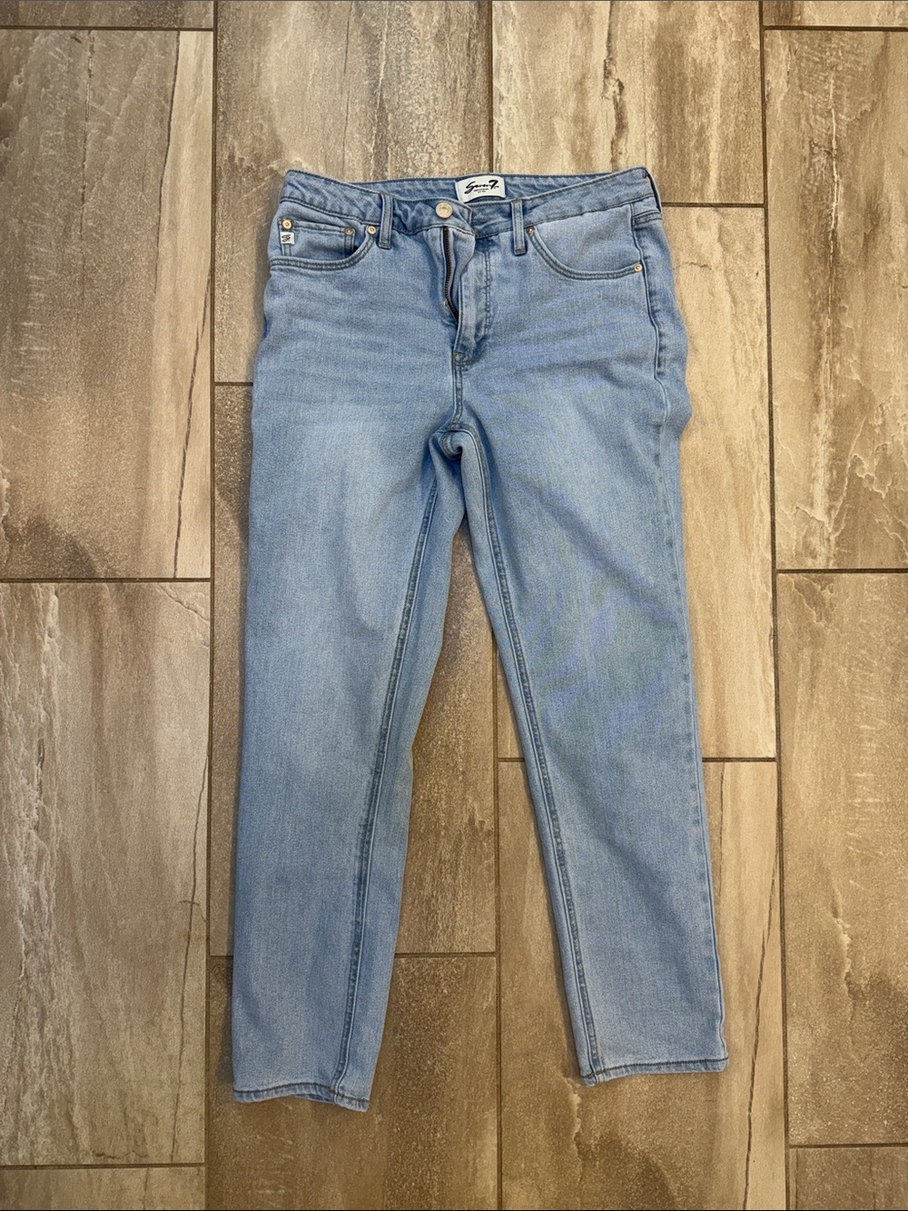 Seven7 Straight Leg Jeans Blue Size 6